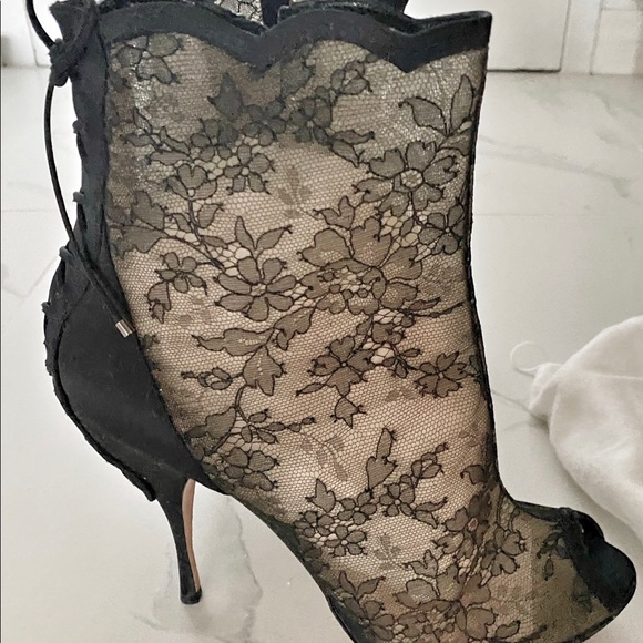 Christian Dior lace up booties - Picture 3 of 7